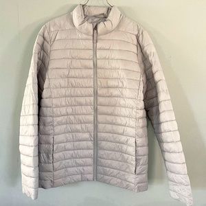 Lands' End Puffer Coat, Women's XL, Gray